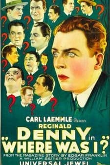 Where Was ı? (1925) afişi