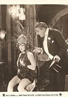 One Year To Live (1925) afişi