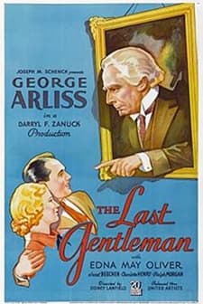The Last Gentleman (1934) afişi