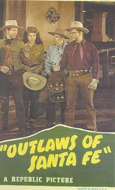 Outlaws Of Santa Fe (1944) afişi