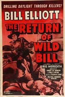The Return Of Wild Bill (1940) afişi