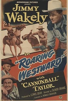 Roaring Westward (1949) afişi