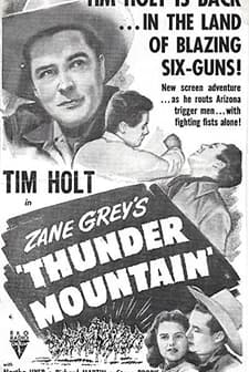 Thunder Mountain (1947) afişi