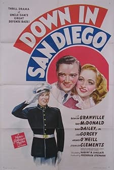 Down In San Diego (1941) afişi