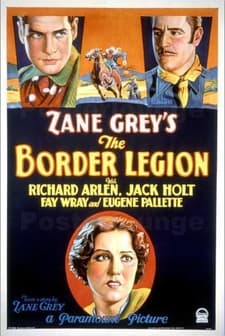 The Border Legion (1930) afişi