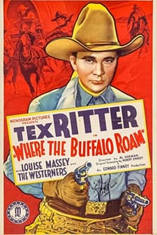 Where The Buffalo Roam (1938) afişi