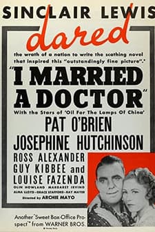 I Married A Doctor (1936) afişi