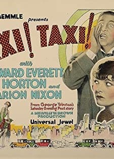 Taxi! Taxi! (1927) afişi