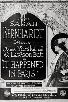 It Happened In Paris (1919) afişi