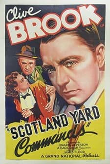 Scotland Yard Commands (1936) afişi