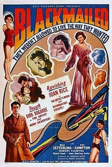 Blackmailed (1951) afişi