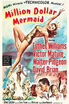Million Dollar Mermaid (1952) afişi