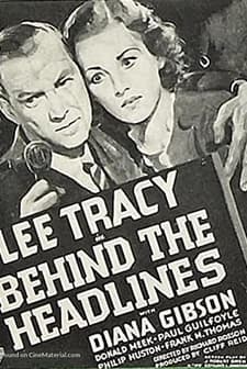 Behind the Headlines (1937) afişi