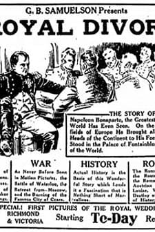 A Royal Divorce (1923) afişi