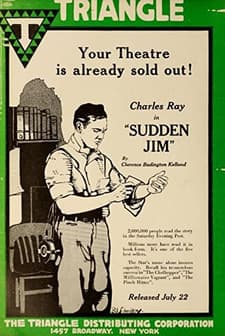 Sudden Jim (1917) afişi