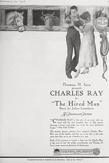 The Hired Man (1918) afişi