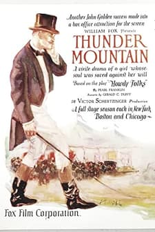 Thunder Mountain() (1925) afişi