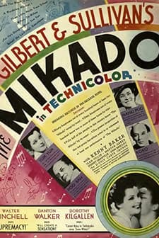 The Mikado () (1939) afişi