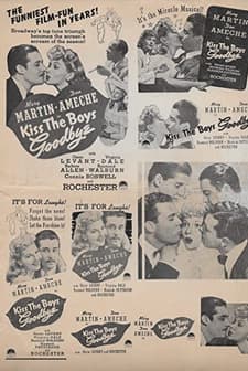 Kiss The Boys Goodbye (1941) afişi