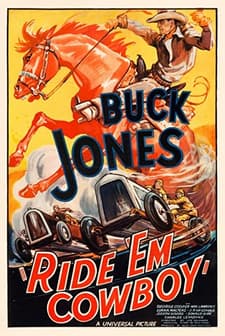 Ride 'em Cowboy (1936) afişi