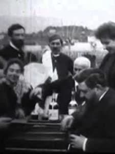 Partie De Tric-trac (1895) afişi