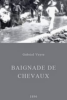 Baño De Caballos (1896) afişi