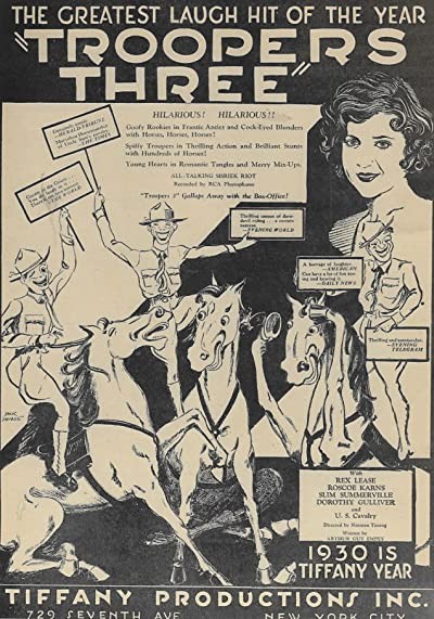 Troopers Three (1930) afişi