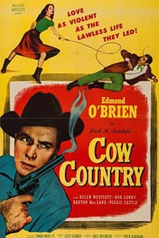 Cow Country (1953) afişi
