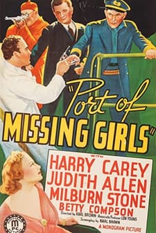 Port Of Missing Girls (1938) afişi