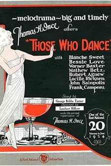 Those Who Dance (1924) afişi