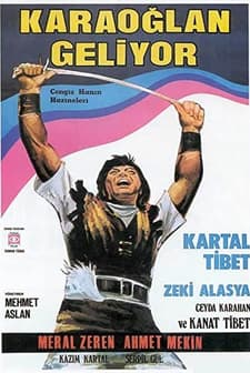 Karaoğlan Geliyor (1972) afişi