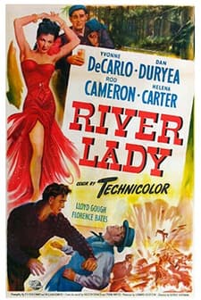 River Lady (1948) afişi