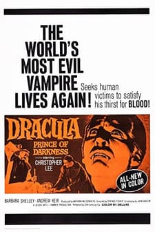 Dracula: Karanlıklar Prensi (1966) afişi