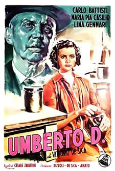 Umberto D. (1952) afişi