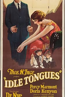 Idle Tongues (1924) afişi