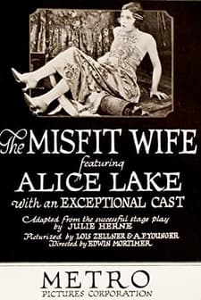 The Misfit Wife (1920) afişi