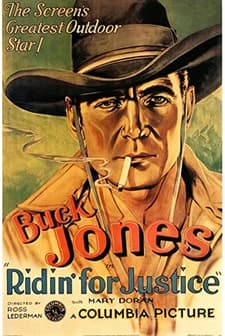Ridin' For Justice (1932) afişi