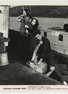 Sixteen Fathoms Deep (1934) afişi