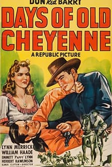 Days Of Old Cheyenne (1943) afişi
