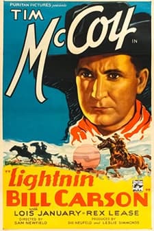 Lightnin' Bill Carson (1936) afişi