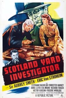 Scotland Yard ınvestigator (1945) afişi