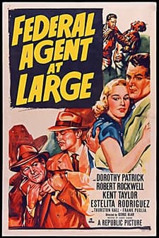 Federal Agent At Large (1950) afişi