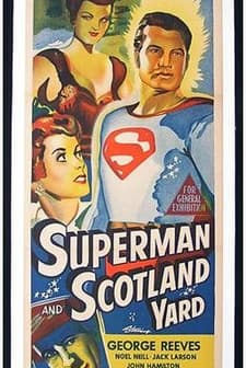 Superman In Scotland Yard (1954) afişi