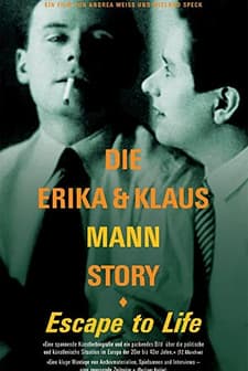 Escape To Life: The Erika And Klaus Mann Story (2000) afişi