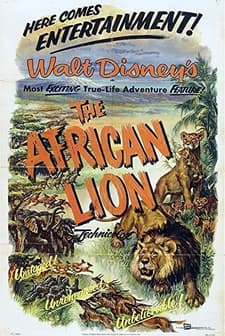 Afrikalı Aslan (1955) afişi