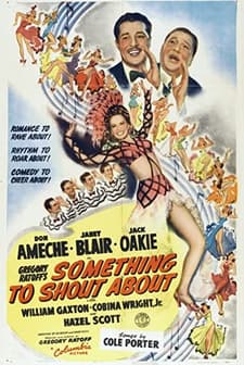Something To Shout About (1943) afişi