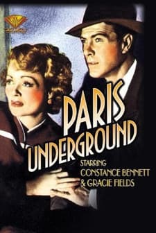 Paris Underground (1945) afişi