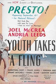 Youth Takes A Fling (1938) afişi