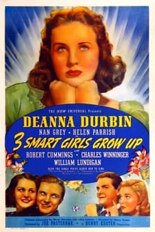 Three Smart Girls Grow Up (1939) afişi