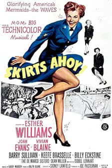Skirts Ahoy! (1952) afişi